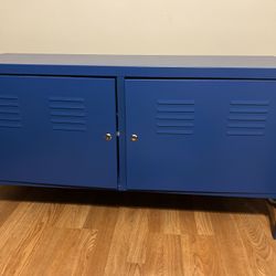 TV Cabinet Navy Blue Steel 