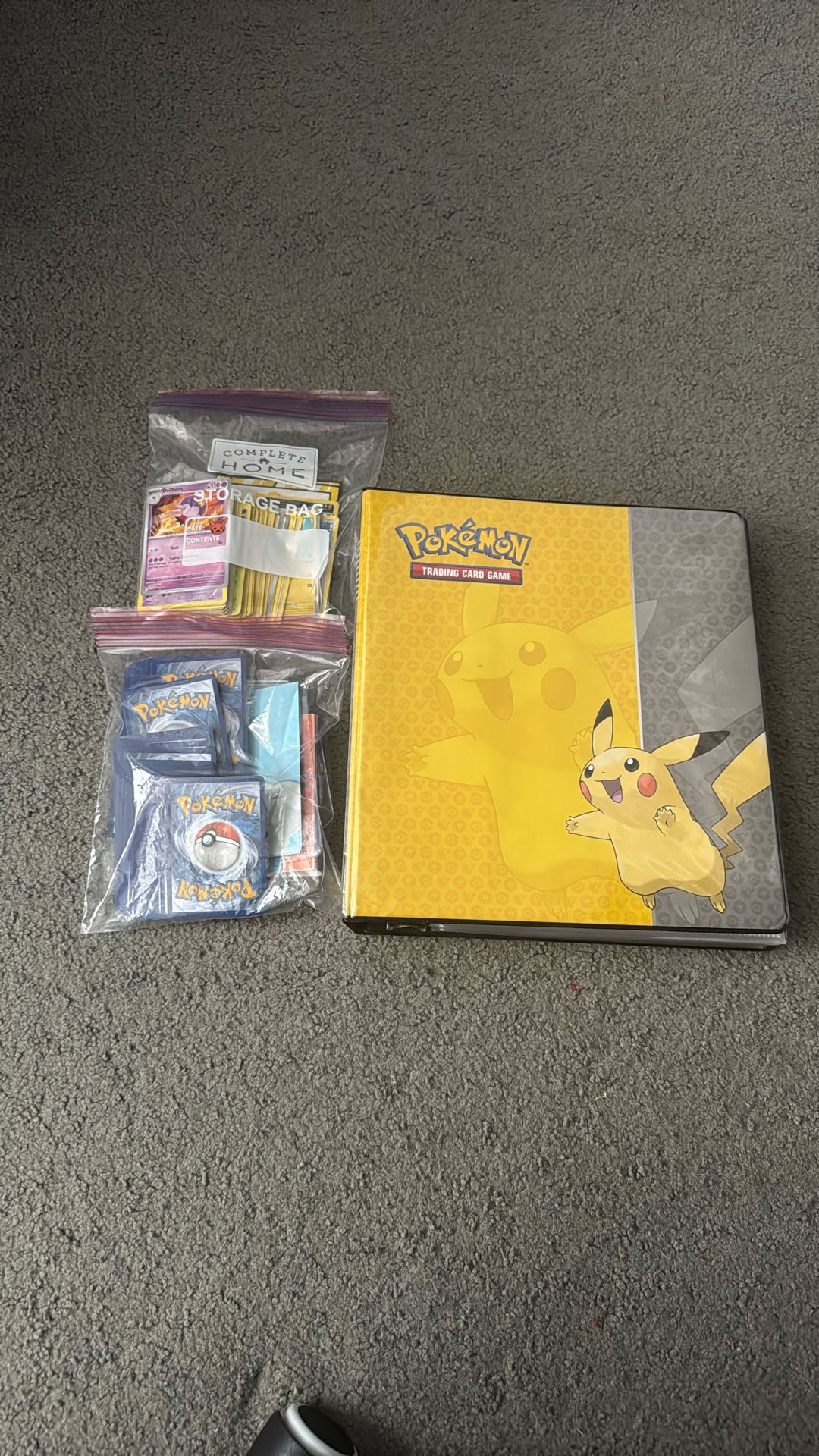 Pokémon Card With Binder