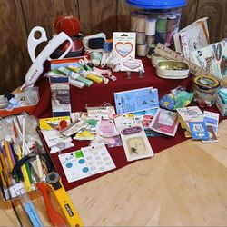 BIG Vintage Lot - Sewing Notions - Gently Used + New/Unopened/Unused Items (NOS)