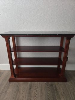 Bookcase or entryway furniture
