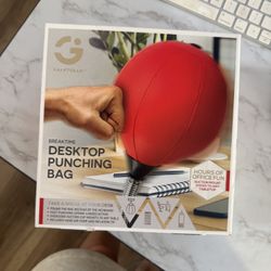 Smart Gear Red Desktop Punching Bag