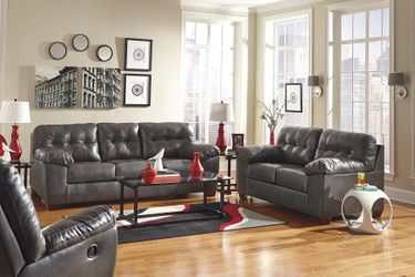 New leather couch and Loveseat set!