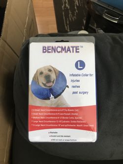 Size large inflatable collar