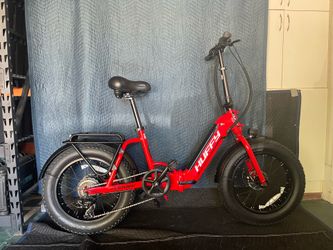 Huffy 20” Century Folding E bike Red/Black