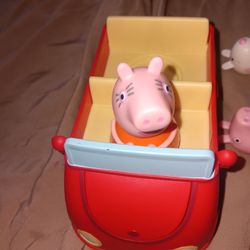 Peppa Pig 25 Toy Lot Figures & Car