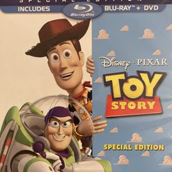Disney’s TOY STORY Special Edition (Blu-Ray + DVD-1995) Tom Hanks + Tim Allen!