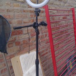 Ring Light On Tripod Stand $30.09. Used 