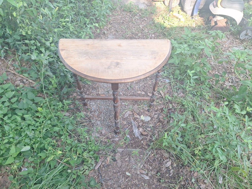 Antique Table-  Bedside Table. Solid Wood
