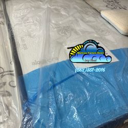 Aloe Vera Twin Mattress And Boxspring Bed Set Spring Colchon Resortes 