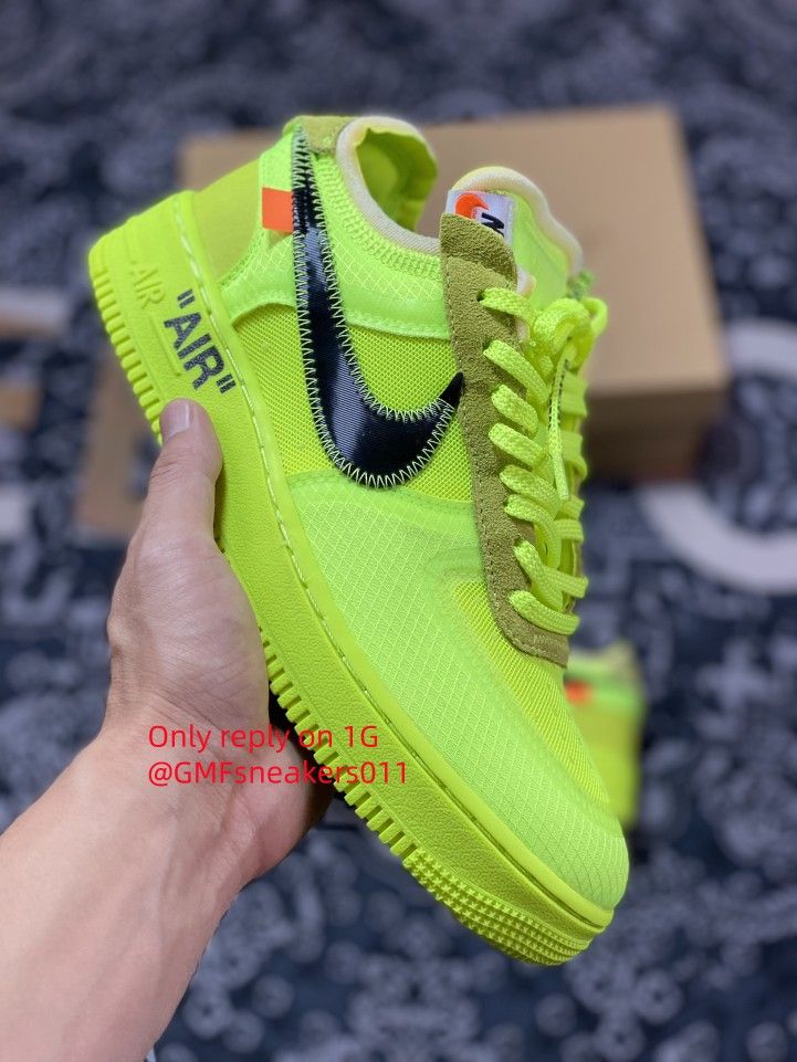Off-White x Air Force 1 Low 'Volt'