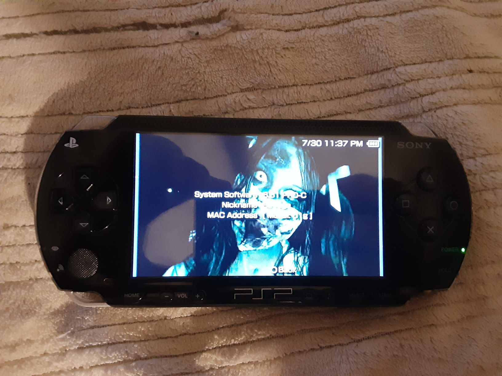 Fully modded psp with 122 games on it