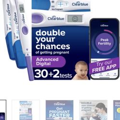 Brand New Clear blue Ovulation Test Kit