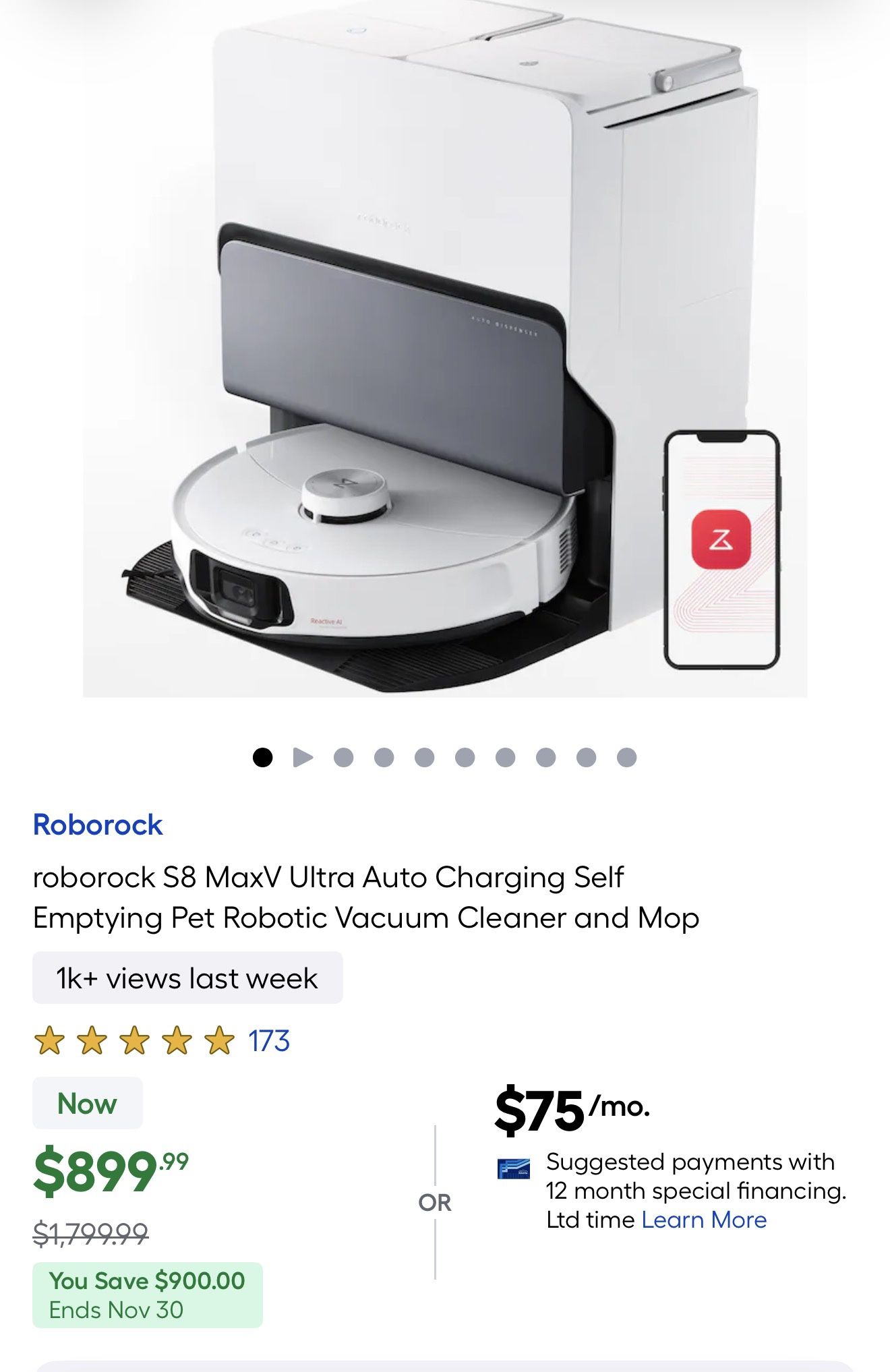 Brand New roborock Vacuum