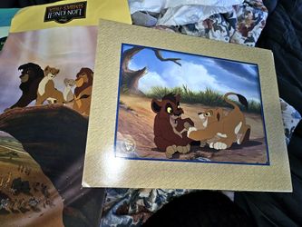 Disney Lion King II Simba's Pride Commemorative Lithograph (1998)