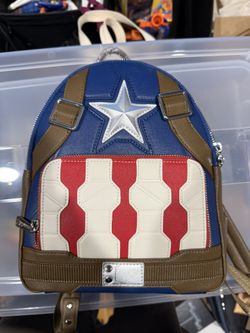 Disney Marvel Loungefly 2021 Captain America Backpack 