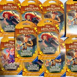 Disney Lorcana TCG Wilds Unknown Booster Pack SEALED