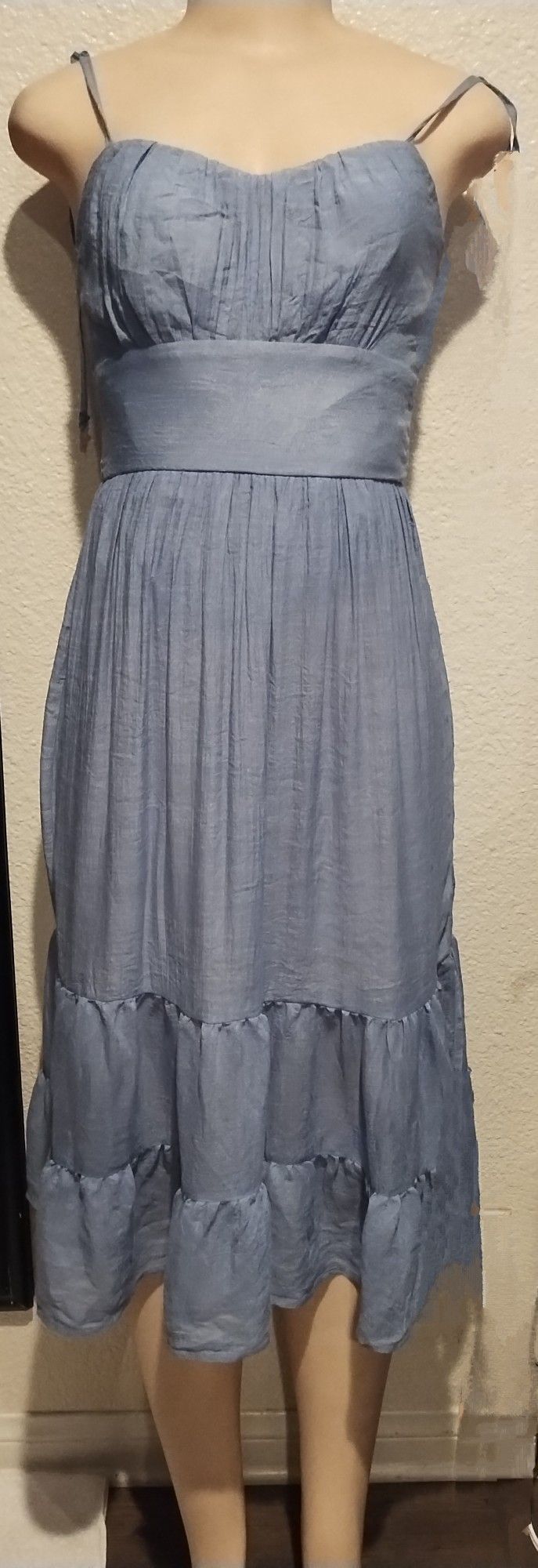 New XS Denim Blue Sundress