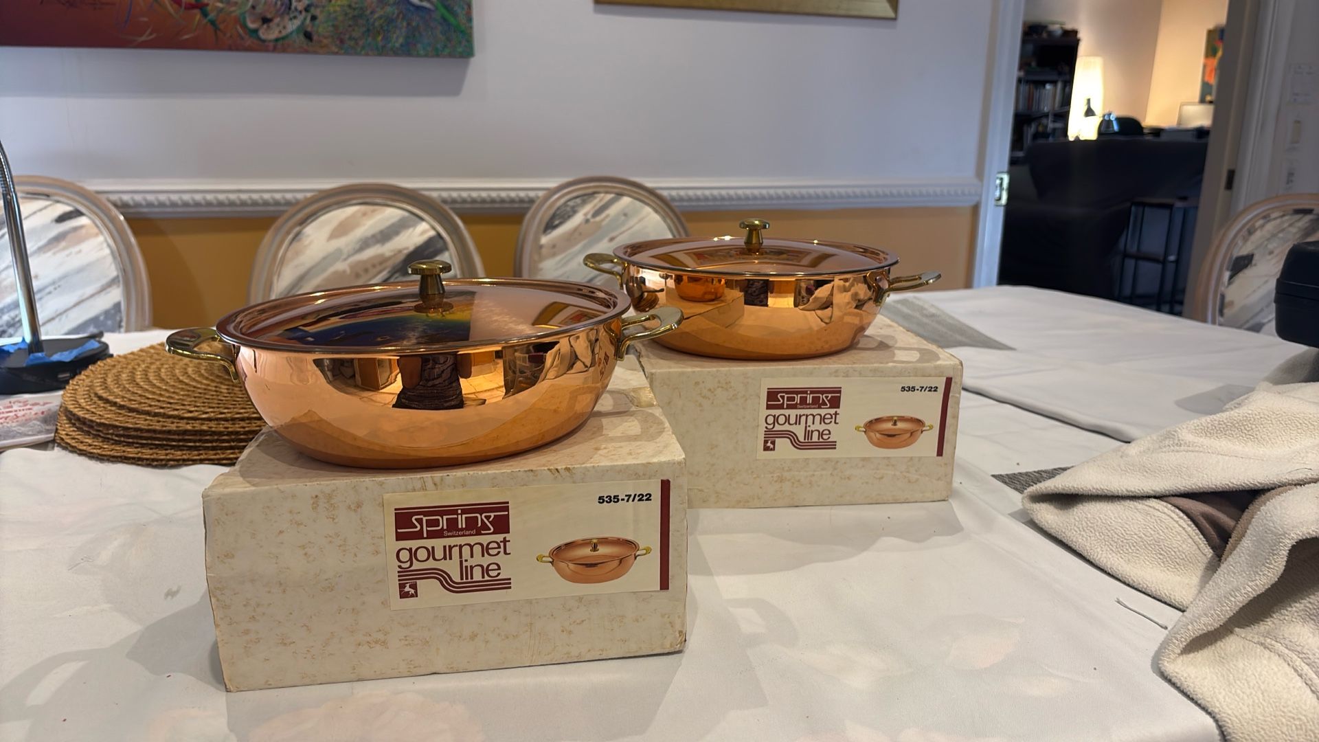 Copper cookware brand new