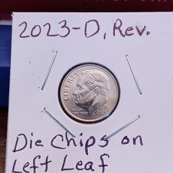 2023-D Roosevelt Dime Error 