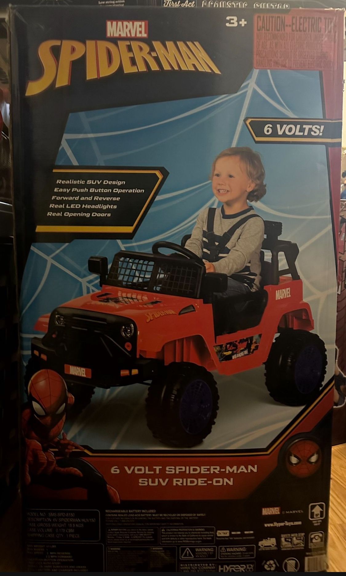Spider Man Battery Operated