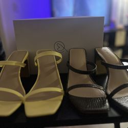 2 Pairs  brand New Heels 
