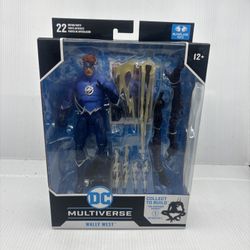 DC Multiverse Comic 7 Inch Figure BAF The Darkest Knight - Wally West (Blue)