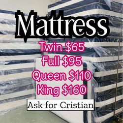 New Mattresses  Twin mattress Full mattress Queen mattress  King mattress  Colchones nuevos  Beds 