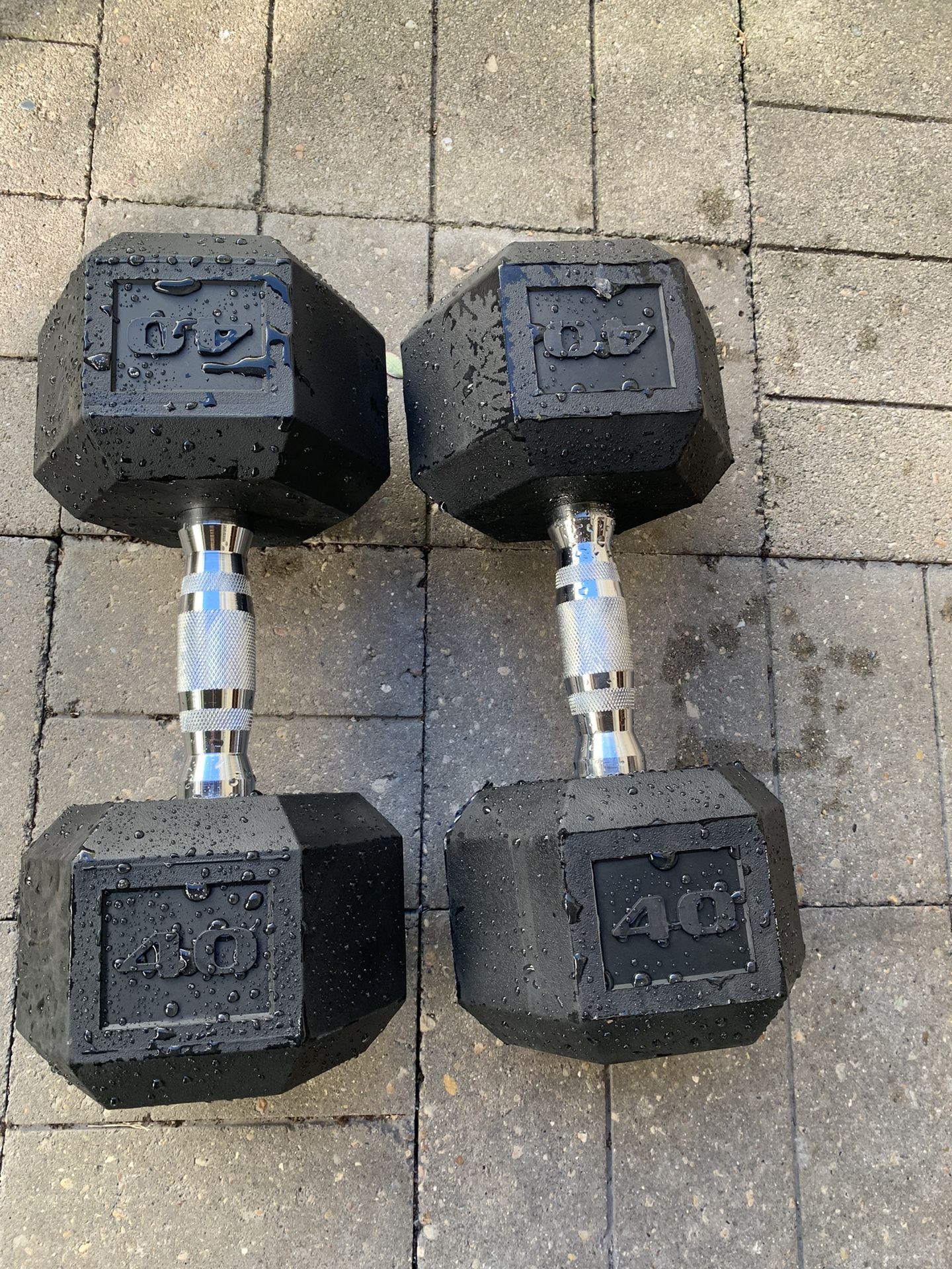 40lb dumbbells (set of 2)