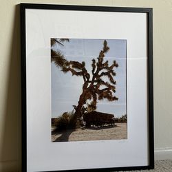 Wagon in Pioneertown Joshua Tree Framed Photo Art Print