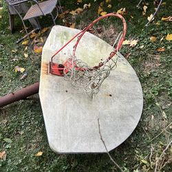 Roof mounted basketball Hoop