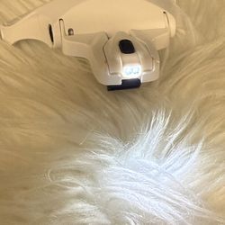 Magnifying glasses with light