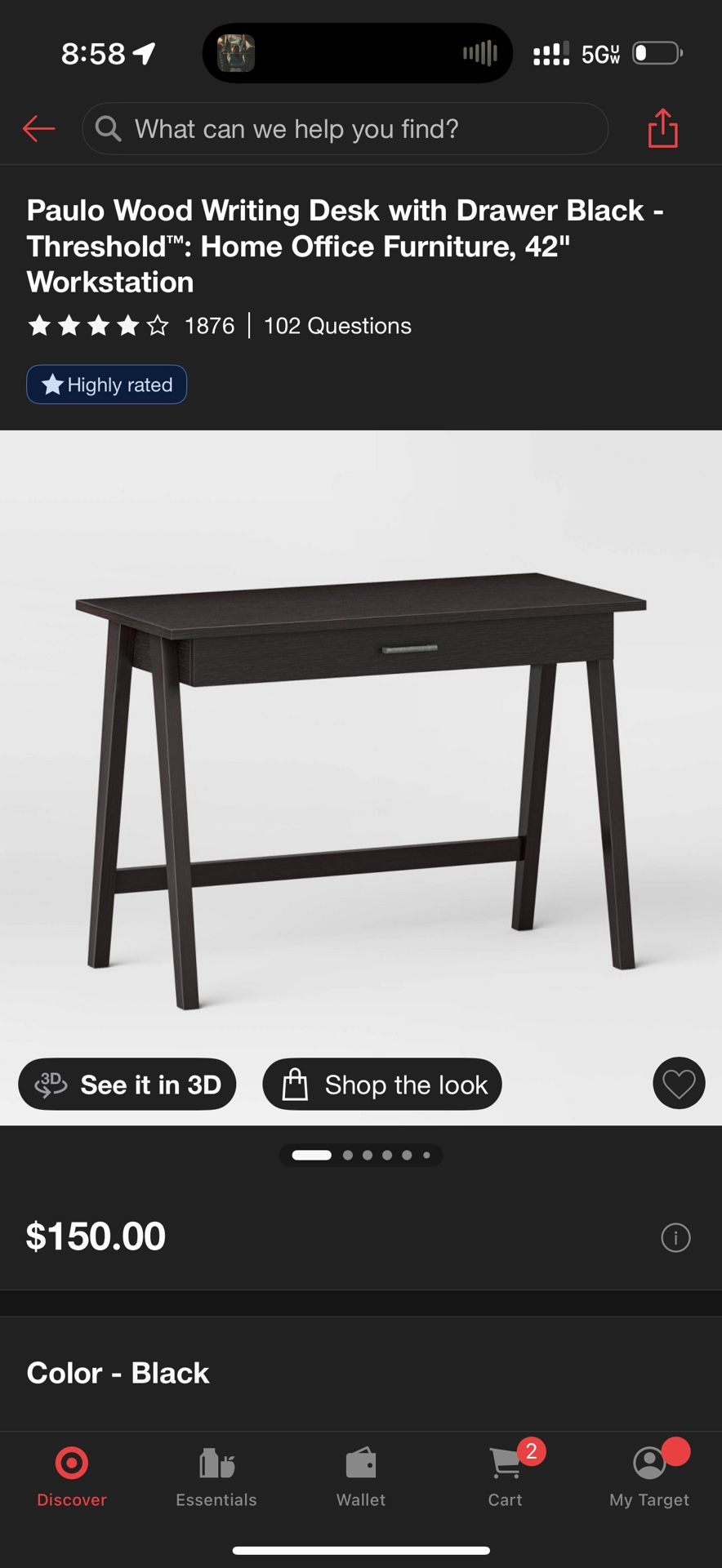 Black Desk 