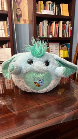 Cute blue plushie toy