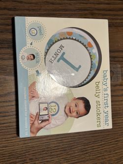 Baby’s first year belly stickers