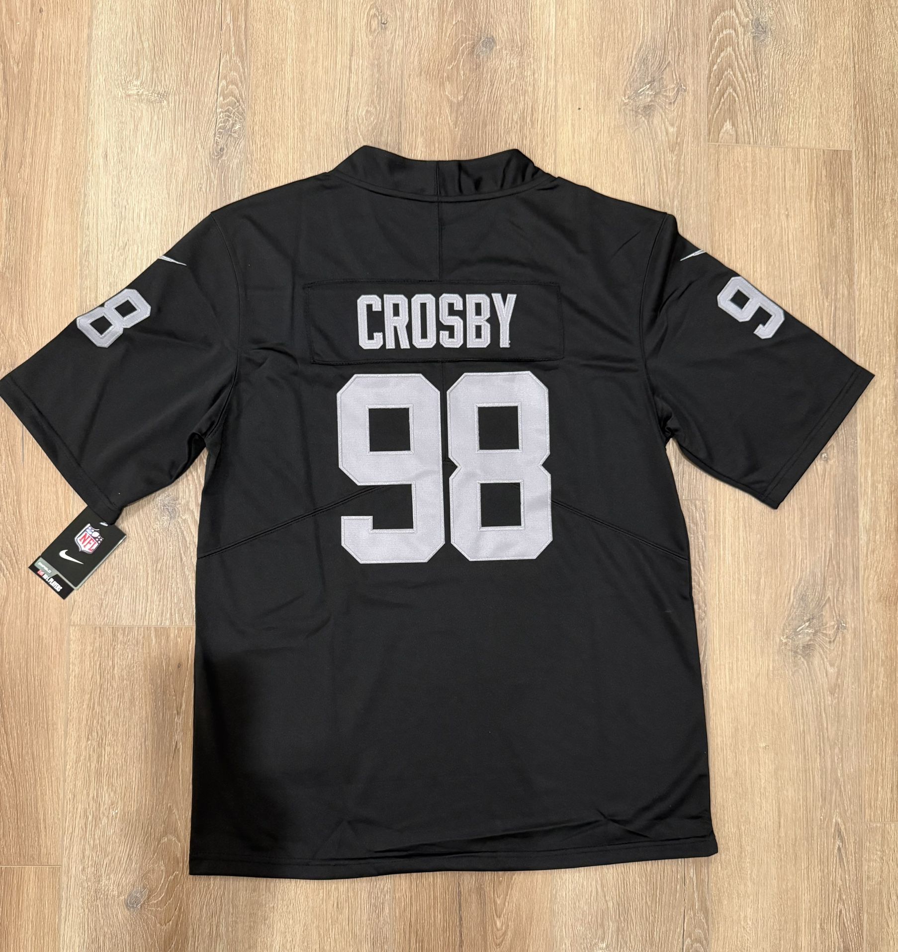 Las Vegas Raiders Maxx Crosby #98 Jersey Men’s Size M Black Brand New/Stitched