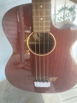 Dean AXS Acoustic-Electric Bass Guitar - Gloss Natural