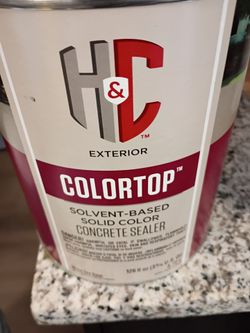 H&C ColorTop Solvent-Based Concrete Sealer