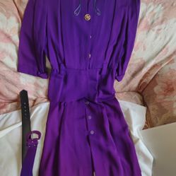 Studio I Petite Purple Dress 
