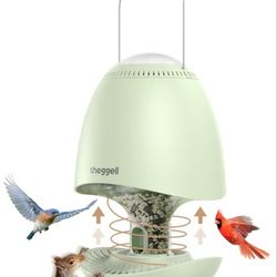 Smart Spinning Squirrel Proof Bird Feeder for Outdoor Hanging