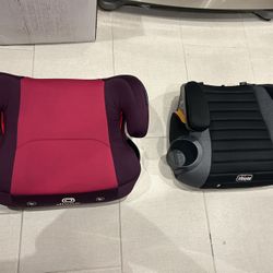 Chicco & Diono Backless Booster Seats