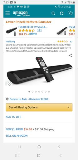 Meidong, Sound bar speaker