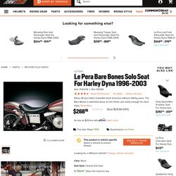 Le Pera Harley Seat