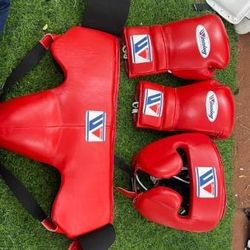 Red Or Purple And White Boxing  Set