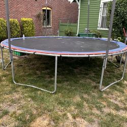 Free Trampoline. 