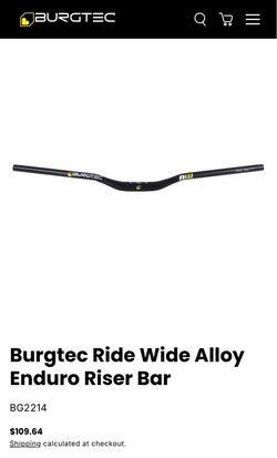 Burgtec handlebars