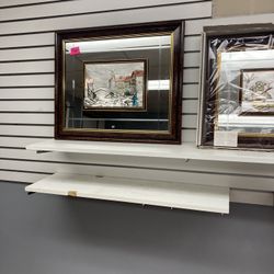 This mirror with a beautiful Spain, 925 silver 10 x 8 in the middle