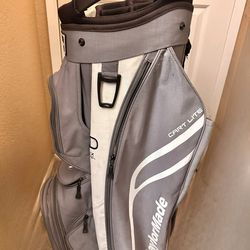 TaylorMade Golf TM23 Cart Lite Bag 14-Way Top - Gray