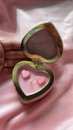 Baby Powder Heart Candles