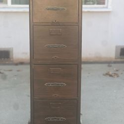 Antique Filing Cabinet Clarke & Baker Co