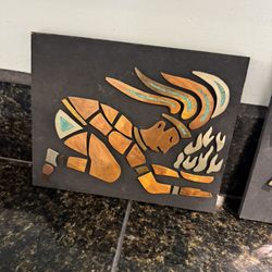 Set If Hand Made Native American Hart Work 